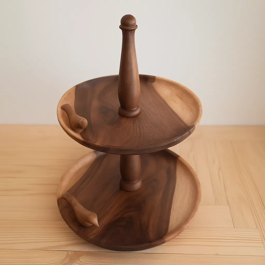 شیرینی خوری با هولدر فلزی