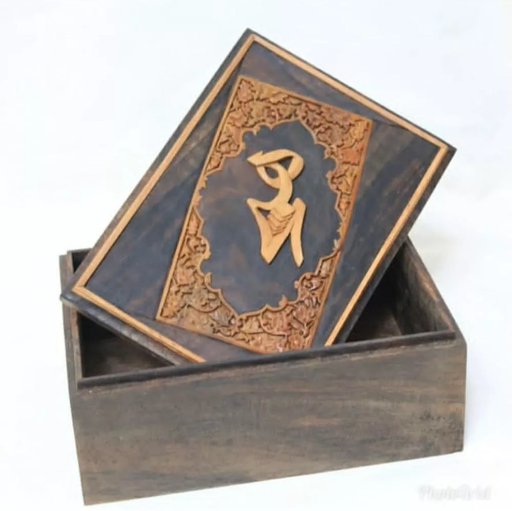 جعبه مشبک چوب